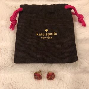 Kate Spade • Pink Crystal Earrings